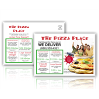 Pizza Coupon EDDM Postcards