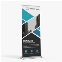 Deluxe Retractable Banner 33"x81"
